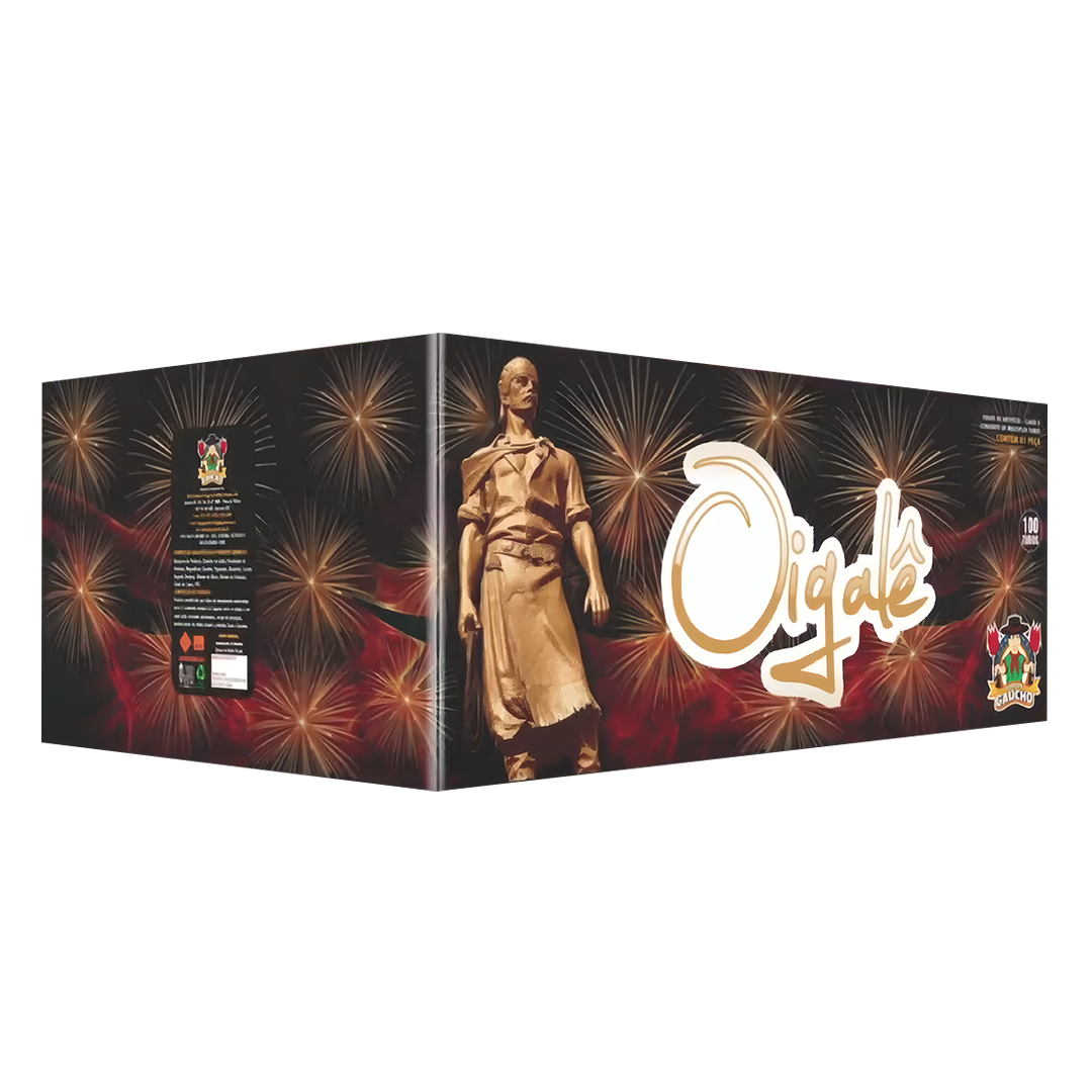 TORTA OIGALÊ 100 TUBOS - FOGOS GAÚCHO