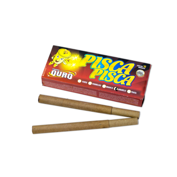 PISCA PISCA VERMELHO FOGOS OURO
