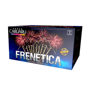 Torta Frenética Leque 120 Tubos de 20mm - fogos Caruaru