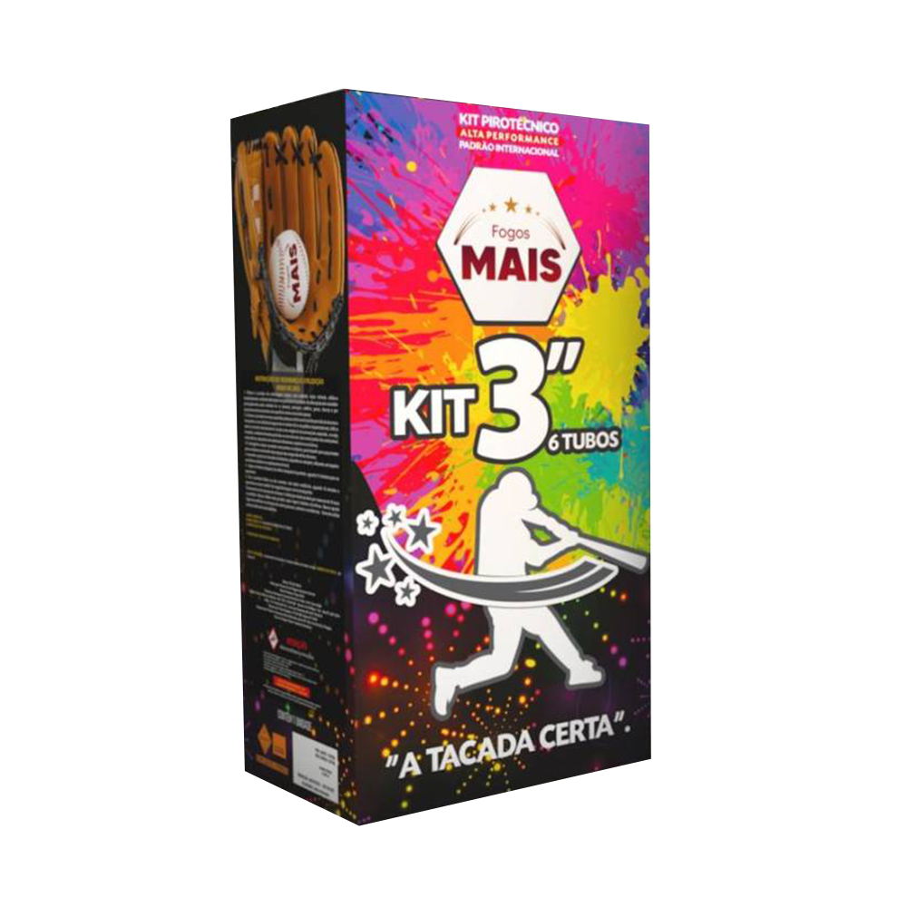KIT MORTEIRO 6 TUBOS DE 3" A TACADA CERTA