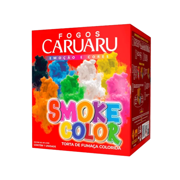 Torta de Fumaça com 20 tubos em W - Fogos Caruaru