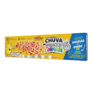Chuva de Prata nº 6 Colorida - Caixa com 10 Unidades - Fogos Ouro
