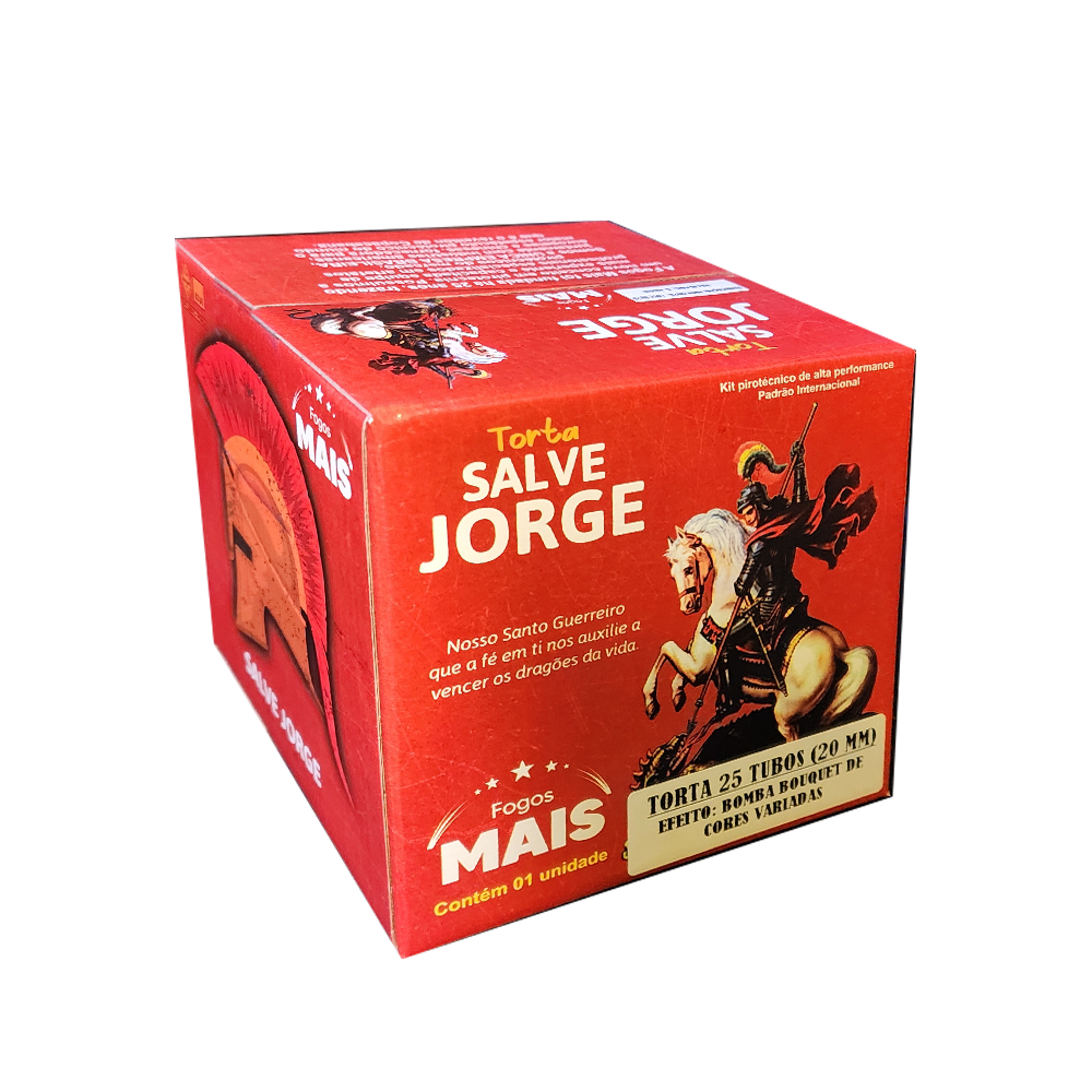 TORTA SALVE JORGE - 28 TUBOS (20MM)