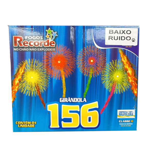 GIRÂNDOLA 156 BAIXO RUÍDO - FOGOS RECORDE