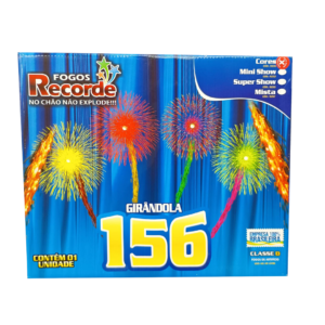 GIRÂNDOLA 156 CORES - FOGOS RECORDE