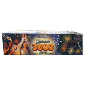 GIRÂNDOLA 3600 TIROS - 144 TUBOS - FOGOS RECORDE